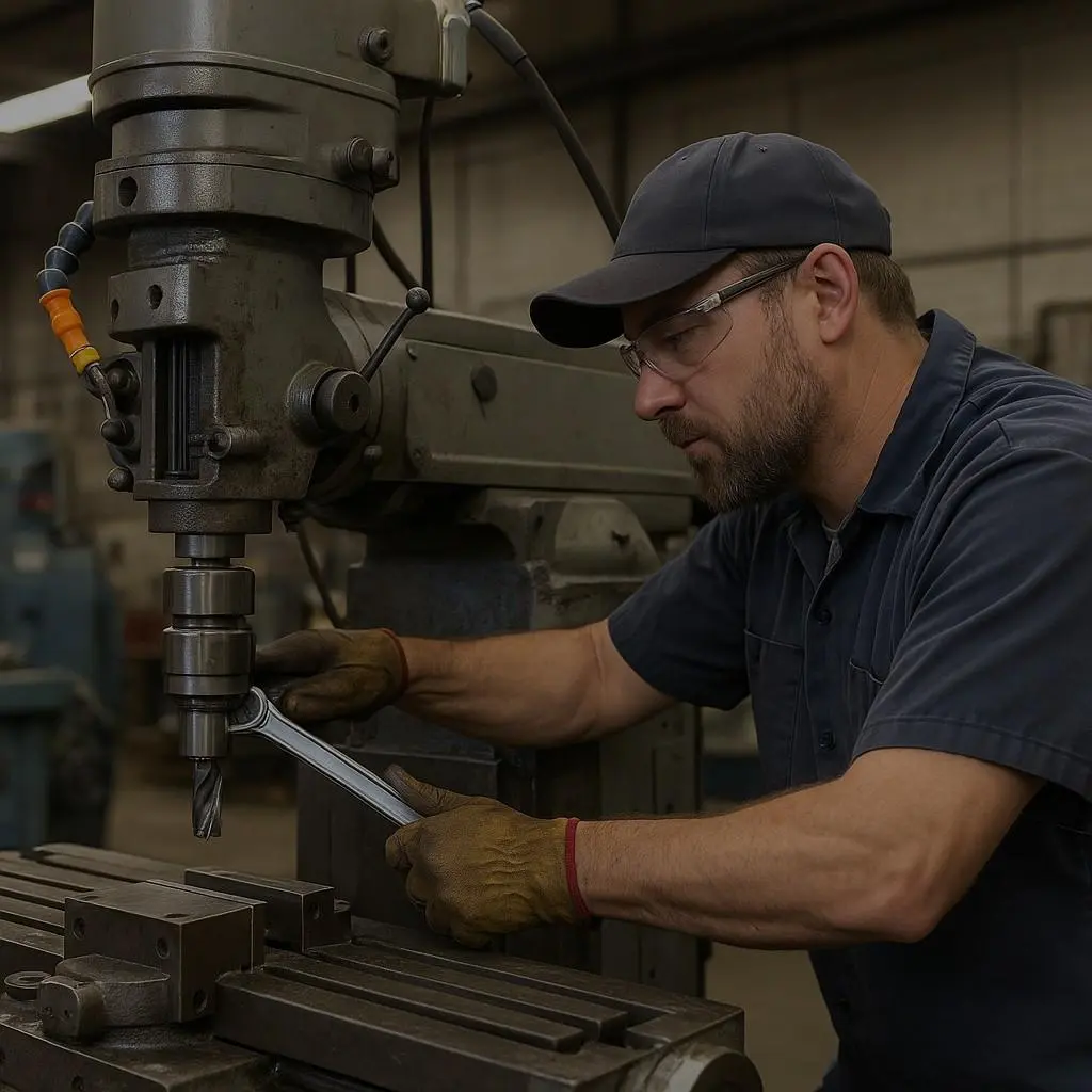 Allied MachineX CNC machine repair services in Racine, WI providing precision diagnostics, spindle restoration, and machining accuracy repair — call +1 844-763-1748.