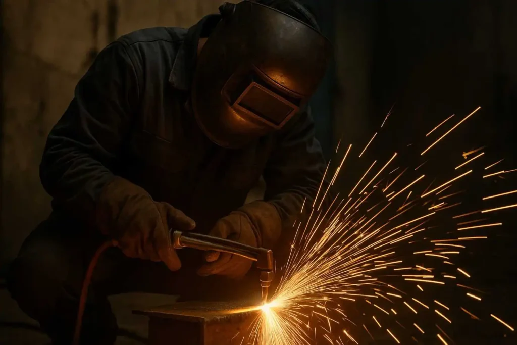 Allied MachineX press brake repair services in Columbus, IN providing hydraulic restoration, ram alignment correction, and forming accuracy improvements — call +1 844-763-1748.