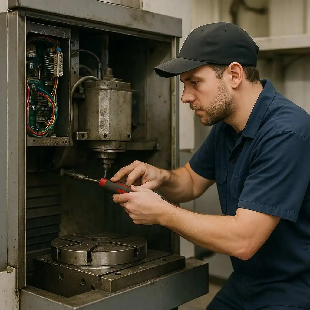 Allied MachineX industrial machine repair services in Columbus, IN providing expert diagnostics, mechanical restoration, and complete equipment performance recovery — call +1 844-763-1748.