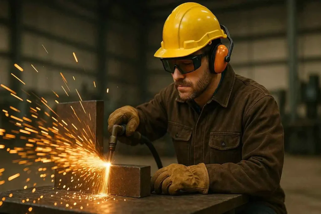 Allied MachineX press brake repair services in Terre Haute, IN providing hydraulic restoration, ram alignment correction, and forming accuracy improvements — call +1 844-763-1748.